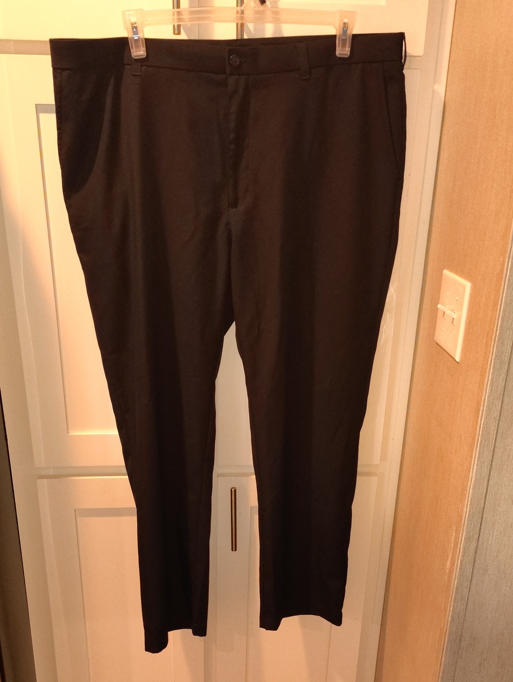 Men's Black Dress Trousers - Classic Tailored Fit